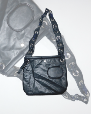 cartera reciclada pvc reutilizado slowfashion handmade