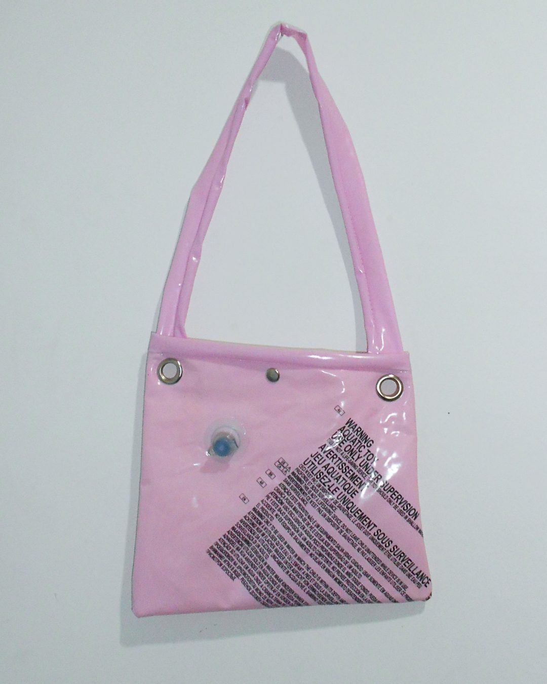 pink upcycled bag handmade slowfashion argentina