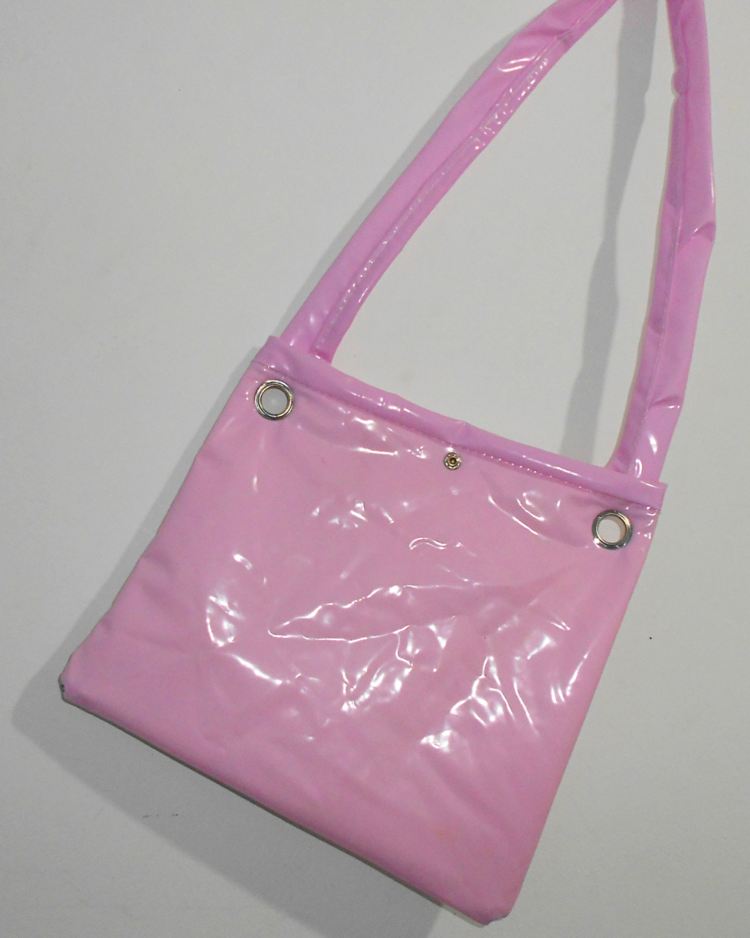 pink upcycled bag handmade slowfashion argentina