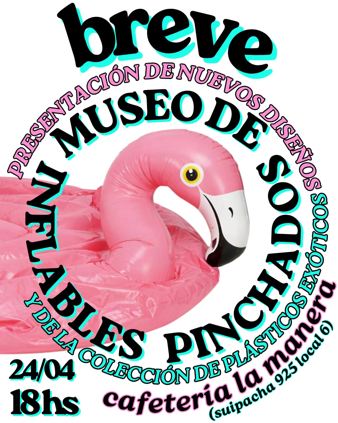 museo de inflables pinchados de breve en la manera